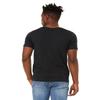 Unisex Sueded Tee - Black Heather view 2