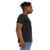 Unisex Sueded Tee - Black Heather view 3
