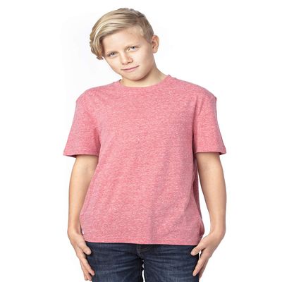 Threadfast Apparel Youth Triblend T-Shirt S RED TRIBLEND