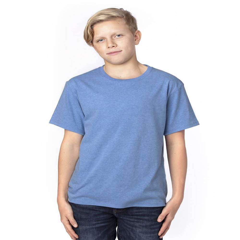 Threadfast Apparel Youth Ultimate T-Shirt L ROYAL HEATHER