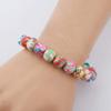 KUIYAI Elastic Functional Beaded Wrist Keychain Bracelet Handsfree Keychain Gift for Her (10mm random color) view 3