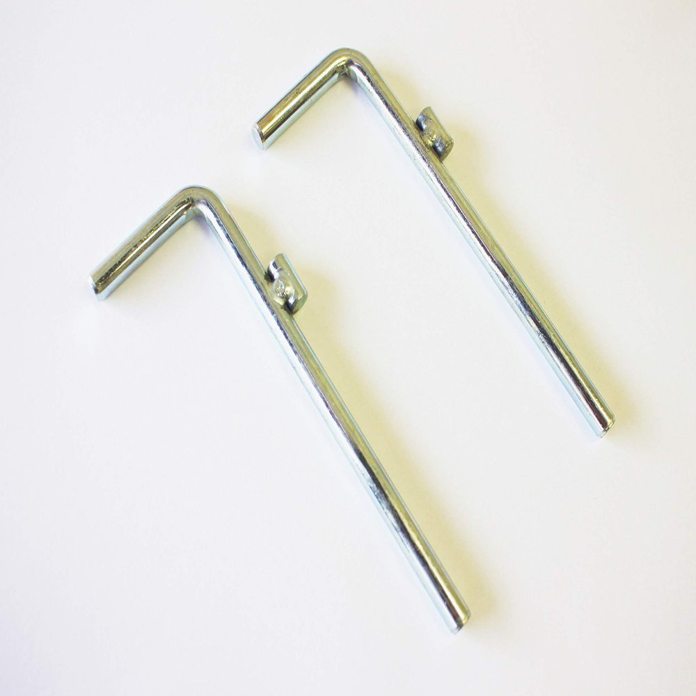 Ader L Pins for Weight Stack Home Gym Equipment Parts (Lpin-10A 1/4'', 4pcs)