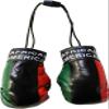 African American - Boxing Glove and Fringed Mini Banner (Shield) Combo view 3