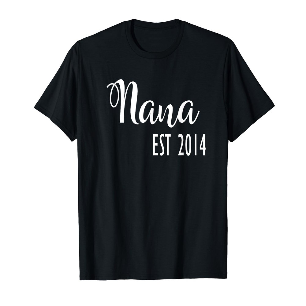 New Nana Established 2014 Grandbaby T-Shirt