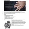 Wedding Rings for Him and Her - 6mm/8mm Black Brushed Center Polished Edge Tungsten Carbide - Couple Rings Set - Wedding Bands for Couples - Wedding Band Sets for Couples view 4