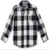 Osh Kosh Little Boy's Woven Buttonfront Shirt, Navy Plaid, 5 view 1