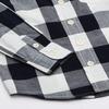 Osh Kosh Little Boy's Woven Buttonfront Shirt, Navy Plaid, 5 view 3