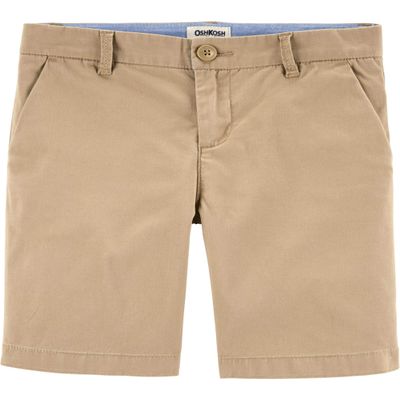OshKosh B'Gosh Girls' Little Uniform Shorts, Wicker, 4