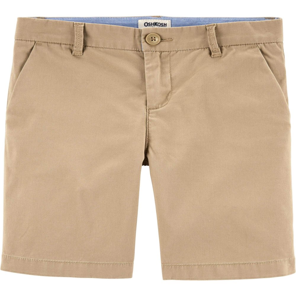 OshKosh B'Gosh Girls' Little Uniform Shorts, Wicker, 4