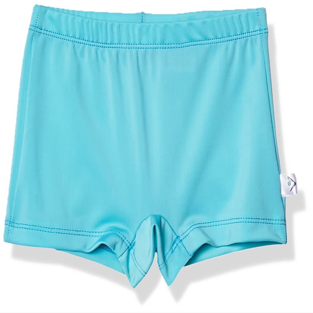 Kanu Surf Girls' Swimming Bottom UPF 50+"Boy Short, Aqua, 16