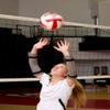 Tandem Sport Straighter Way Volleyball Training Aid - Volleyball Training Sleeves - Training for Passing and Setting Technique - 3 Levels of Resistance - Grey view 3