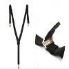 Sinen Baby Suspenders and Bow Tie Set Adjustable Kids Suspender Bowtie Sets for Boys and Girls-Black view 3