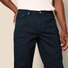 Amazon Essentials Men's Straight Fit 5-Pocket Stretch Twill Pants, Black, 42W x 32L view 4