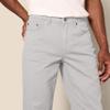 Amazon Essentials Men's Straight Fit 5-Pocket Stretch Twill Pants, Light Grey, 35W x 30L view 4