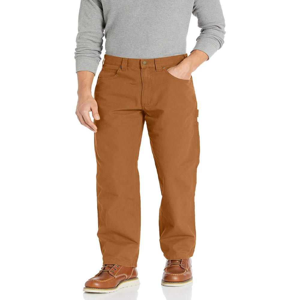 Amazon Essentials Men's Relaxed-Fit Carpenter Utility Pant with Tool Pockets - Discontinued Colors, Rust, 31W x 30L