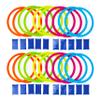 Boley Hopscotch Ring Set - 40 Pieces with 20 Colorful Hoops and 20 Connectors - Perfect for Outdoor Play, Backyard Games, Kids Activities, and Summer Fun - Safe, Durable, and Fun for Boys and Girls view 1