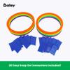 Boley Hopscotch Ring Set - 40 Pieces with 20 Colorful Hoops and 20 Connectors - Perfect for Outdoor Play, Backyard Games, Kids Activities, and Summer Fun - Safe, Durable, and Fun for Boys and Girls view 2