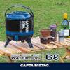 Captain Stag UE-2026 Jug, Water Jug, Tank, Can Pour All The Way to The End (Capacity 1.3 gal (6 L) / 1 Stopper, Heat and Cold Retention, Navy view 2