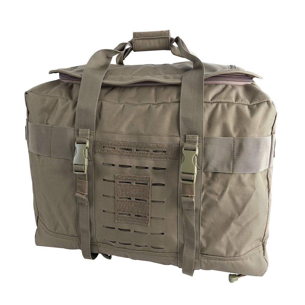 LAPG Expedition Carry-On Travel Duffel Bag, Multi-Way Outdoor Travel Bag with Backpack Straps, Coyote