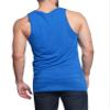 Men's Basic Essential Straight Hem Long Length Tank Top TT60-PL - Royal Blue - 4X-Large - H11A view 2
