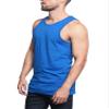 Men's Basic Essential Straight Hem Long Length Tank Top TT60-PL - Royal Blue - 4X-Large - H11A view 3