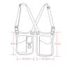 Wraith of East Anti-Theft Hidden Underarm Strap Wallet Holster Bag Leisure Nylon Double Shoulder Pocket Sport Vest Outdoors (Black) view 2