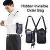 Wraith of East Anti-Theft Hidden Underarm Strap Wallet Holster Bag Leisure Nylon Double Shoulder Pocket Sport Vest Outdoors (Black) view 4