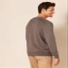Amazon Essentials Men's Cotton Cardigan Sweater, Brown Heather, Small view 3