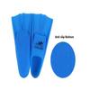 MIFXIN Snorkel Swim Fins Flippers for Men Women Kids Adults Snorkeling Swimming Diving Training Short Blade Fins Flippers (Pure Blue, XXL) view 2
