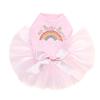 Dog in the Closet My Lucky Charm - Bling Rhinestone St Patrick Day Tutu Dress, XL Pink view 1