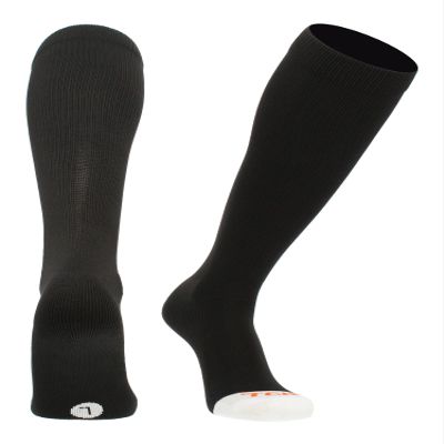 MadSportsStuff Pro Line Over the Calf Baseball Socks (Black, Medium)