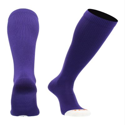 MadSportsStuff Pro Line Over the Calf Baseball Socks (Purple, X-Large)