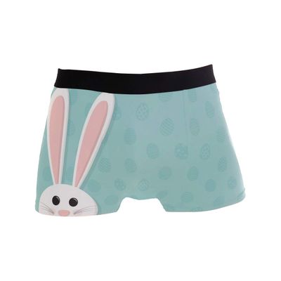Easter Men Boxer Briefs, Bunny Men's Underwear Comfort Soft Boxer Briefs