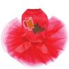 Dog in the Closet Beer Mug, Clover, & Pipe - Bling Rhinestone St Patrick Day Tutu Dress, 3XL Red view 1