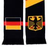 Germany Deutschland Soccer HD Knit Scarf (Tricolor) (Tricolor) view 4