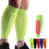 HiRui Soccer Shin Guards Shin Pads for Kids Youth Adult, Calf Compression Sleeve with Honeycomb Pads, Support for Shin Splint Baseball Boxing Kickboxing MTB, Lightweight(1PAIR)(Bright Yellow, M) view 1