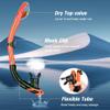 Aegend Diving Dry Snorkel for Adult & Youth - Snorkeling Gear with Top Dry Valve, Perfect for Snorkeling, Freediving, Swimming and Scuba Diving view 3