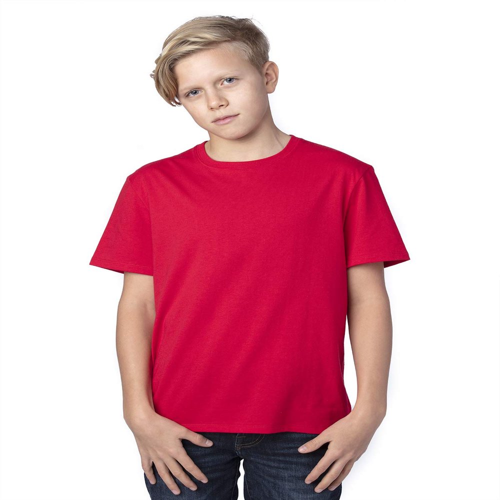 Threadfast Apparel Youth Ultimate T-Shirt S RED