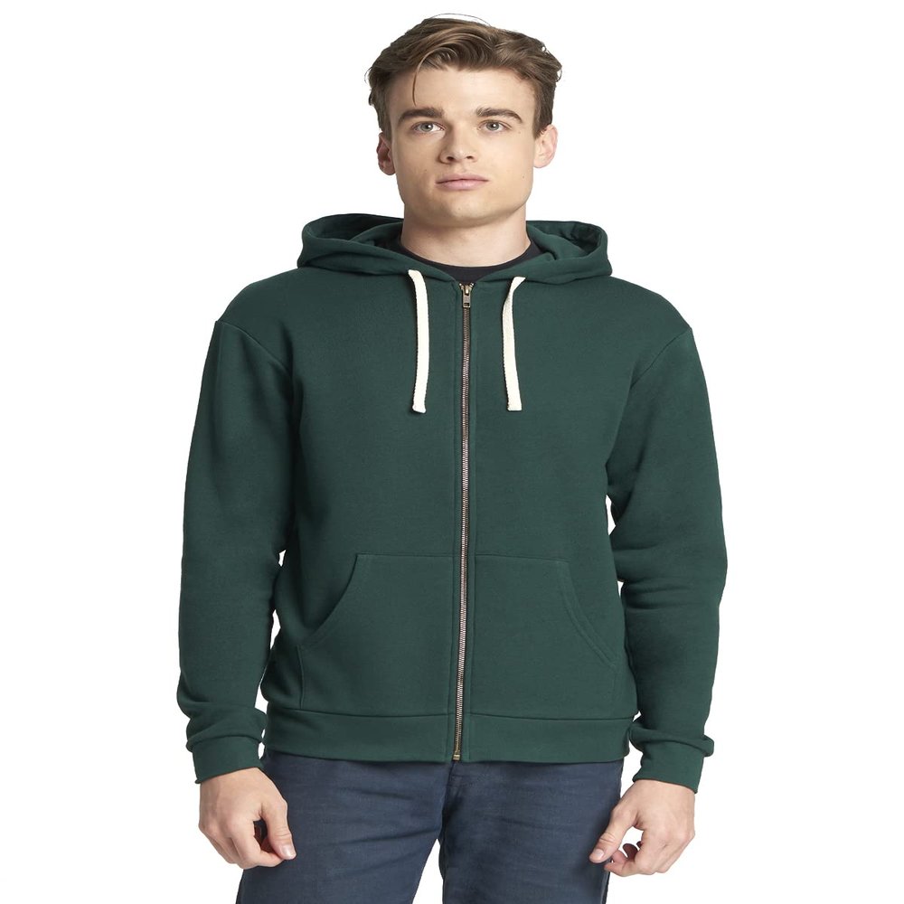 Next Level Unisex Zip Hoody S FOREST GREEN