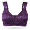 Wingslove Women's Full Coverage Non Padded Comfort Minimizer Wire-Free Bra Plus Size(Purple,36H) view 2