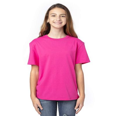 Threadfast Apparel Youth Ultimate T-Shirt XL HOT PINK
