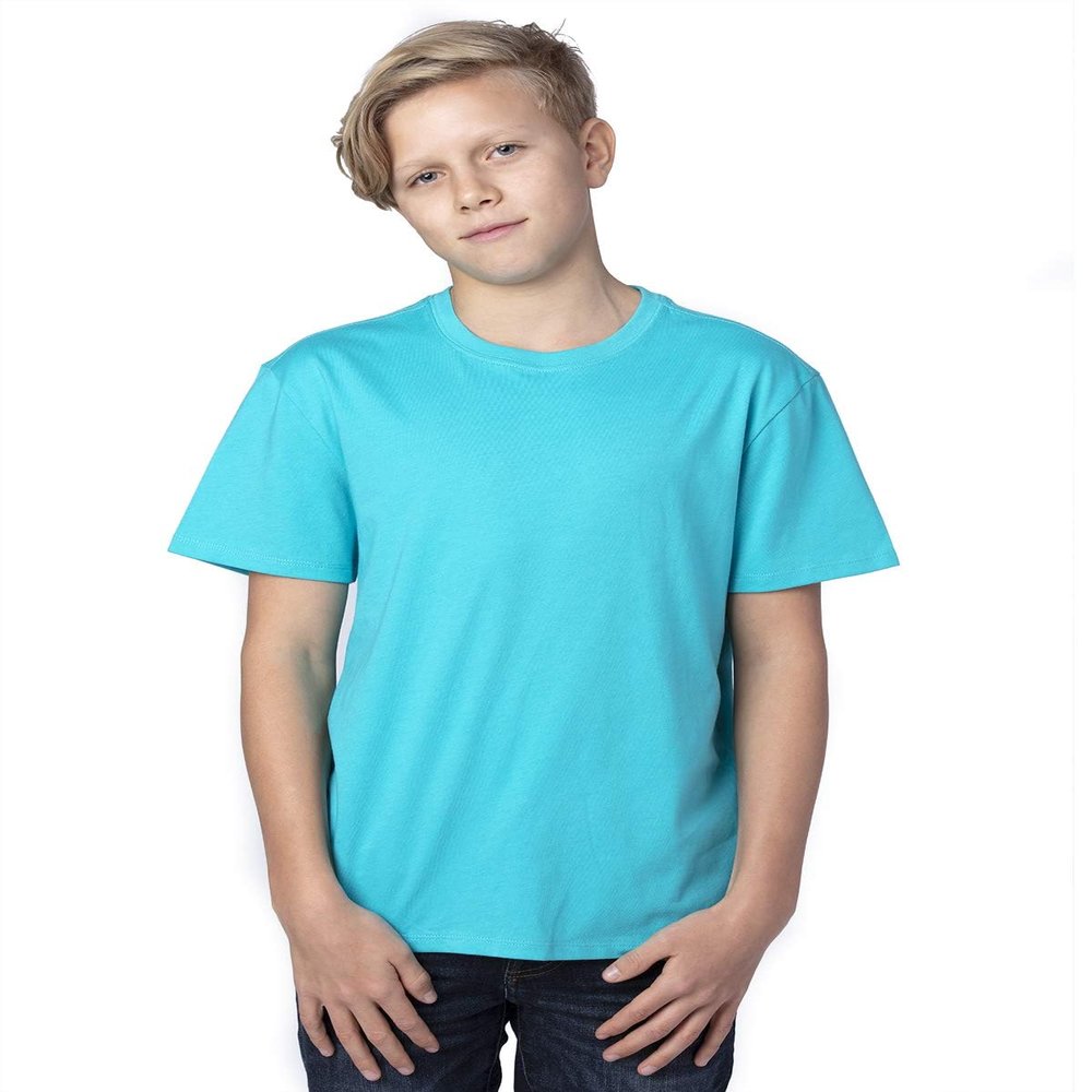 Threadfast Apparel Youth Ultimate T-Shirt L PACIFIC BLUE
