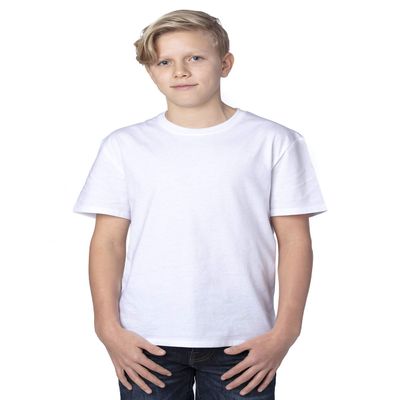 Threadfast Apparel Youth Ultimate T-Shirt S WHITE