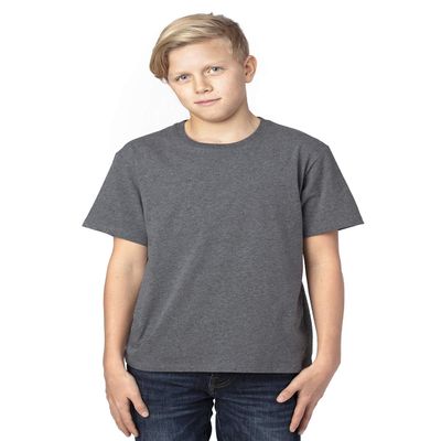 Threadfast Apparel Youth Ultimate T-Shirt S CHARCOAL HEATHER