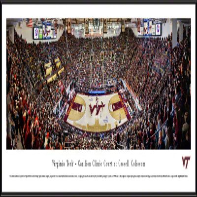Virginia Tech Basketball - 40.25x13.75-inch Standard Framed Picture by Blakeway Panoramas