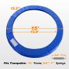 Exacme Trampoline Pad Replacement 15 Foot, Round Safety Frame Pad Spring Cover, Blue, CP15B view 2
