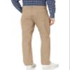 Amazon Essentials Men's Standard Relaxed-Fit 5-Pocket Stretch Twill Pant, Khaki 36W x 33L view 2