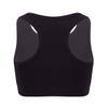 dPois Kids Girls' Racer Back Crop Top Sports Bra Dance Sports Gym Workout Active Wear Rose_Red 6 view 2