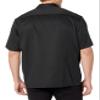 Amazon Essentials Black Button Up Shirt for Men, Short-Sleeve, Stain and Wrinkle-Resistant, Small view 2