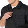 Amazon Essentials Black Button Up Shirt for Men, Short-Sleeve, Stain and Wrinkle-Resistant, Small view 3